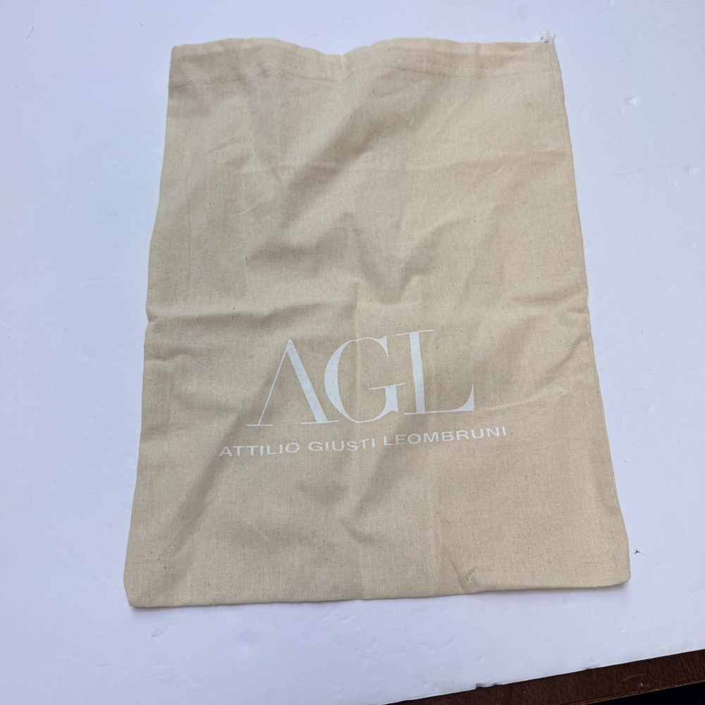 AGL Attilio Giusti Leombruni Dust‎ Bag 10X14 Drawstring Canvas Shoe Pouch